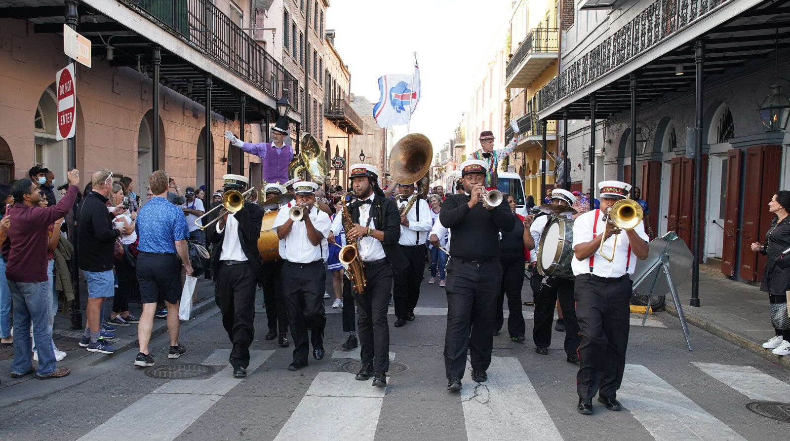 Buffalo Bills packers of NOLA Takeover Parade